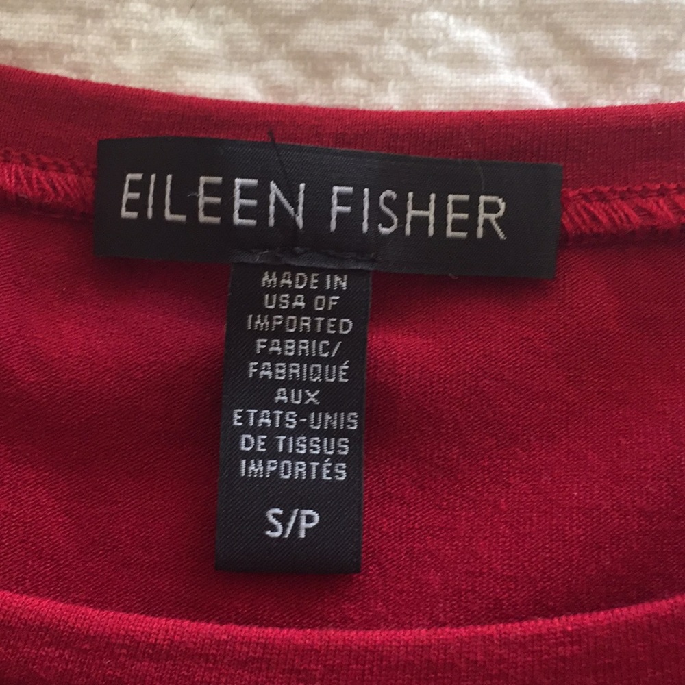 Xmas/Valentine red Eileen Fisher tee